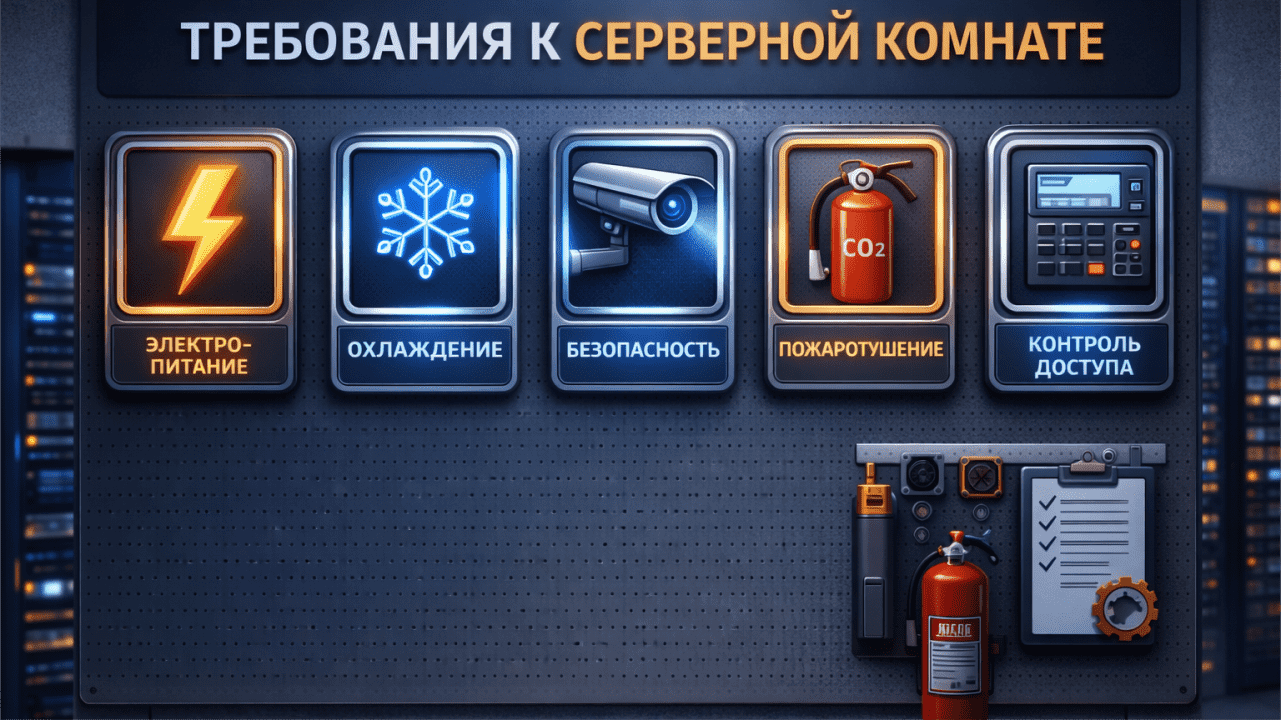 Проектирование серверной комнаты в офисе