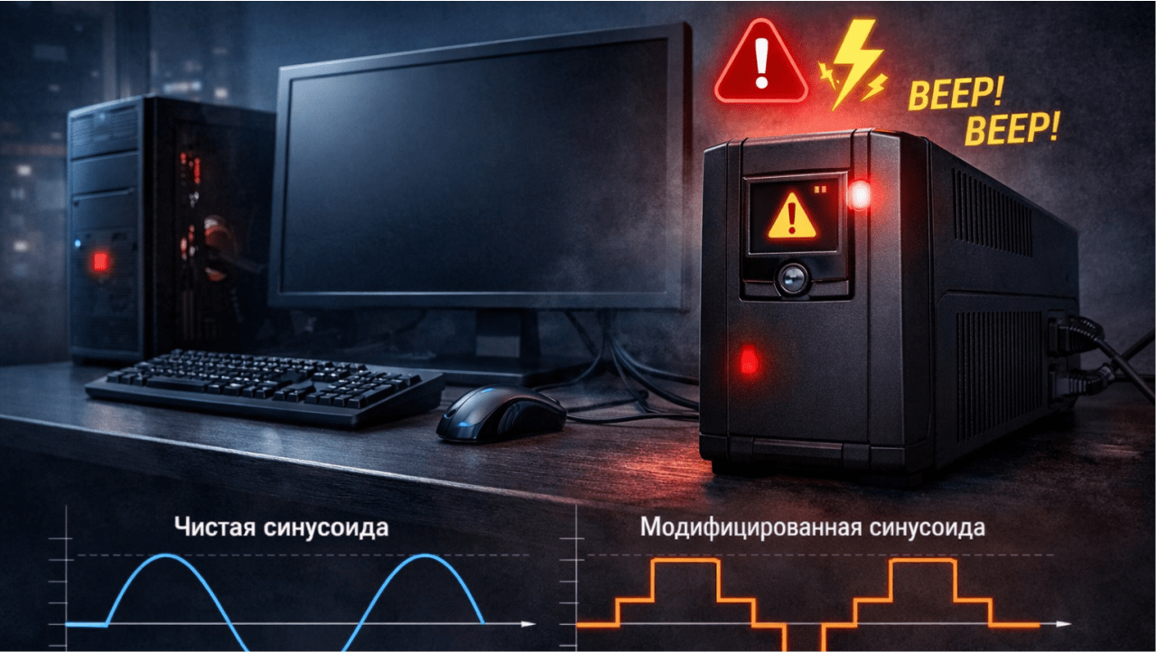 ИБП для компьютера с APFC что нужно знать