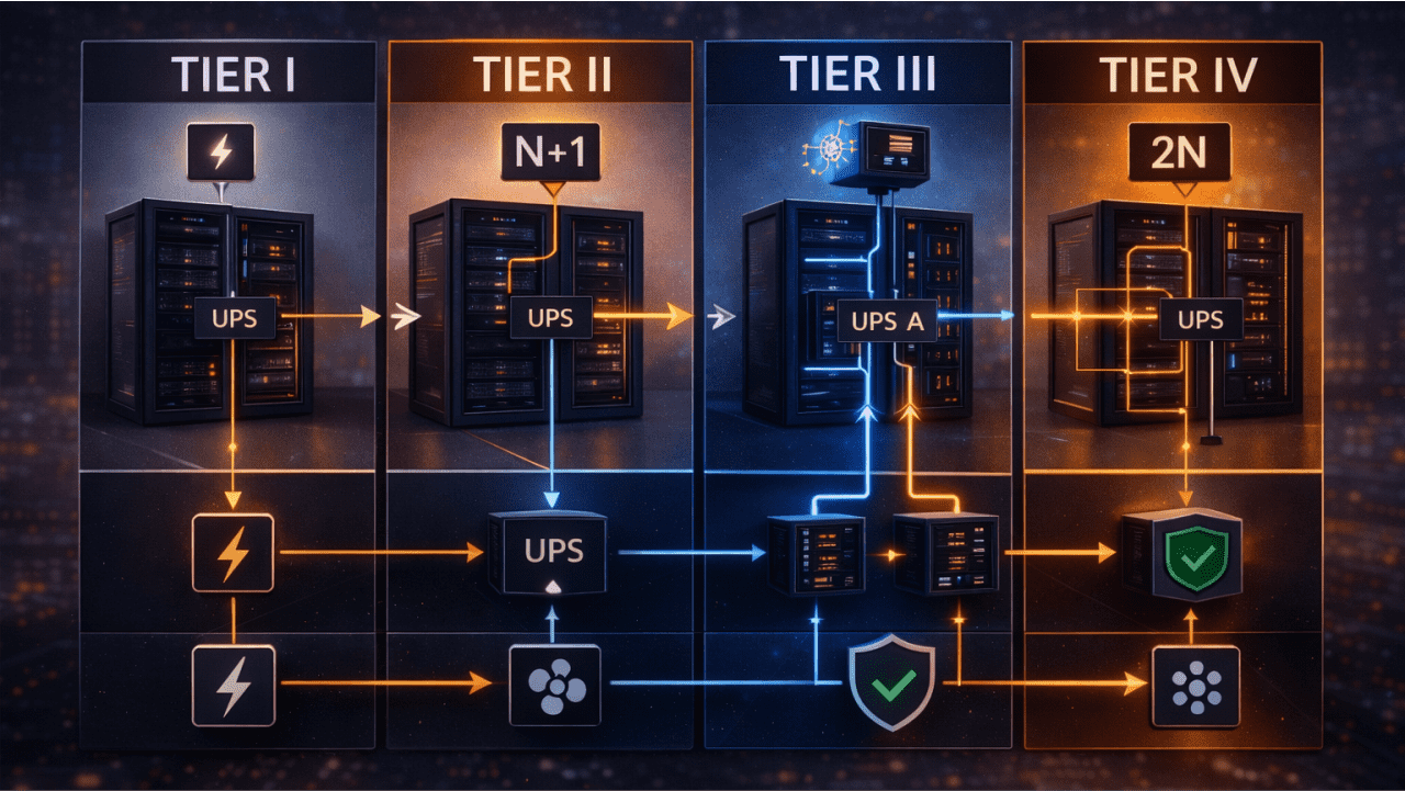 Классификация дата-центров по уровням Tier