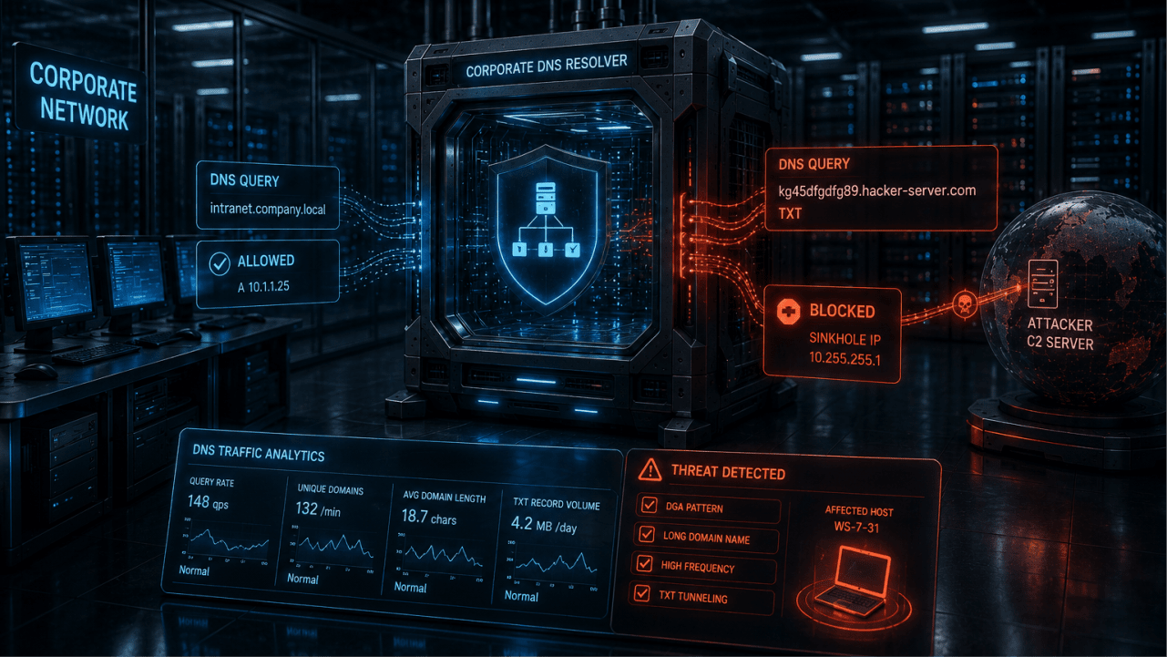 DNS Security: C2-трафик через DNS и как его закрыть